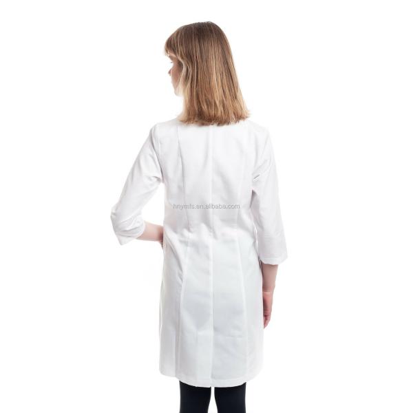 Hospital Operating Surgeons Medical Lab Coat Long Sleeve 100% Cotton