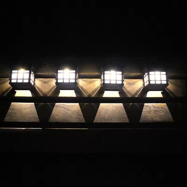 70 Ra Color Rendering Index Solar Wall Lamp for Courtyard and Garden Street Lighting