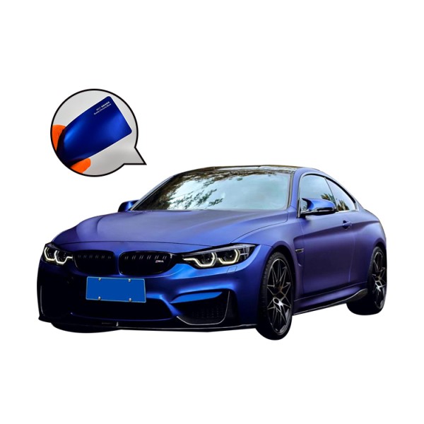 Matte Chrome Blue Car Wrap Vinyl Full Body Wrap Car Vinyl 3m Matte Blue Vinyl