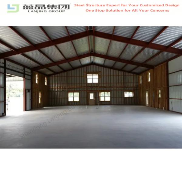 Customized High Quality Prefab  Steel Building Construction Building Garage Shed