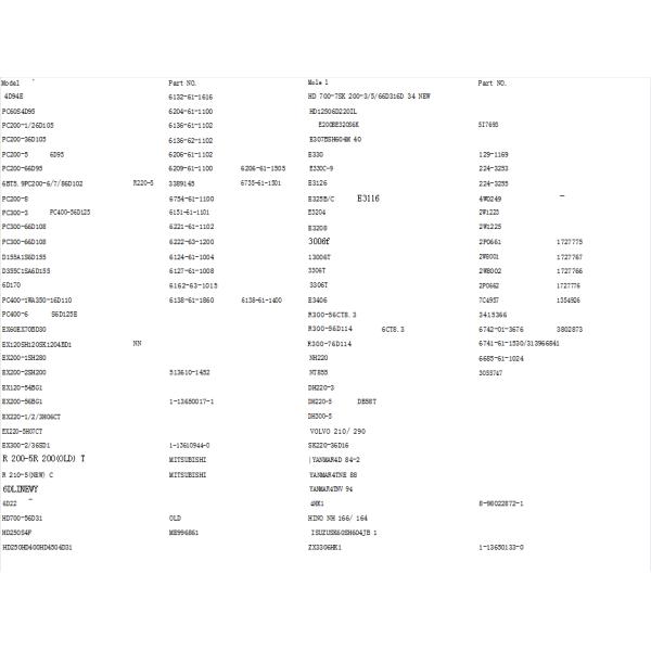 водяная помпа 6204611104 экскаватора 4D95 PC60 6205611203 6205611202 6204611100