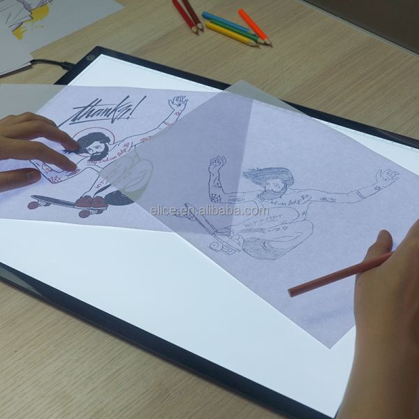 Customization Acrylic Ultra Thin LED Light Pad Professional Design Drawing Board Illuminated Light Plastic Custom Logo