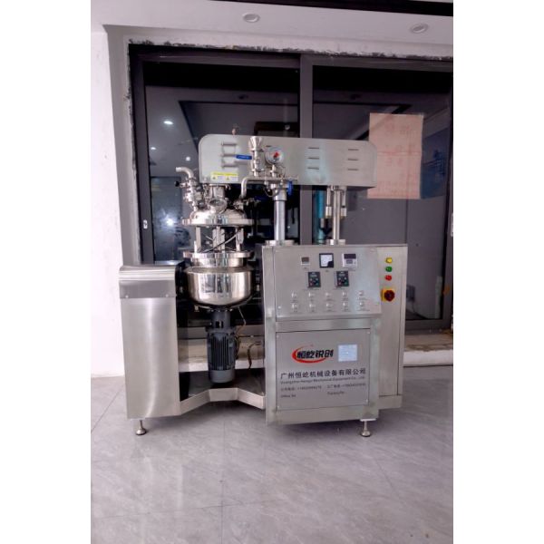 20L Electric Heating Facial Cleanser Making Vacuum Homogeneous Emulsifying Mixer