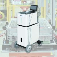 Detector de fugas de hélio de tela sensível ao toque LCD giratória 360 DN25KF