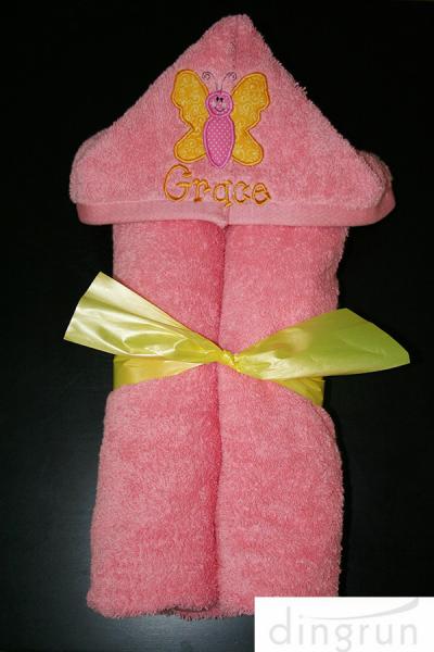 Adorable Custom Baby Hooded Towels For Bath / Beach / Pool Dryfast