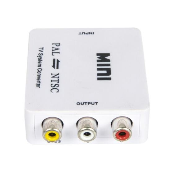PAL60 NTSC 3.58 SECAM To PAL MINI TV System Audio Video Converter