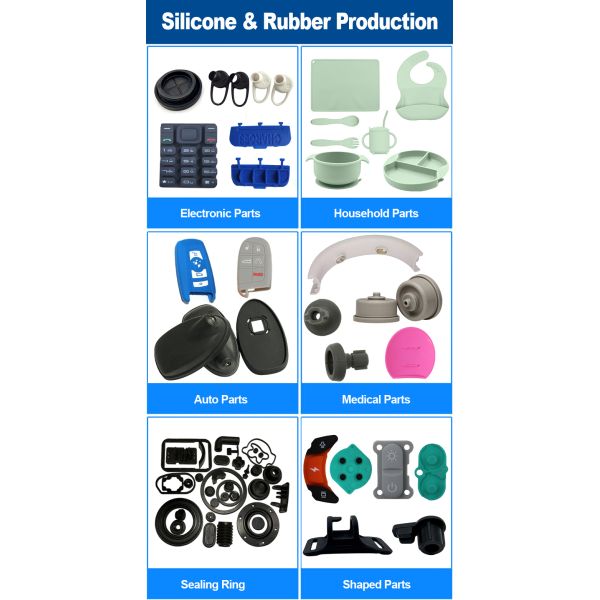 Customized Shape Silicone Press Mold with 30-90 Shore Hardness and High Temperature Resistance