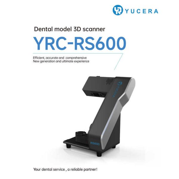 YUCERA RS600 Dental 3D Scanner with 108x80x80mm Scan Range 99.9% Automatic Matching Accuracy and Contactless Scanning for Dental Laboratories