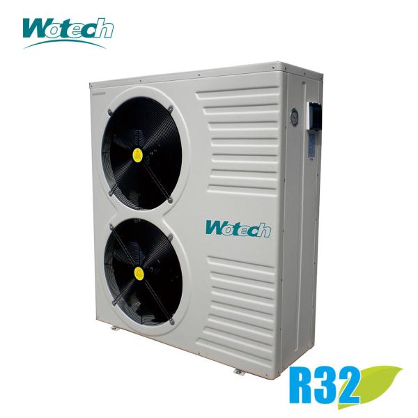 26KW Wotech On/Off Air To Water Heat Pump R32 Refrigerante para Natação