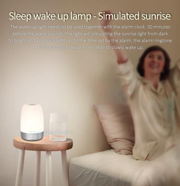 CE AL 05 Ambient Night Light Wake Up Night Light With Alarm Clock
