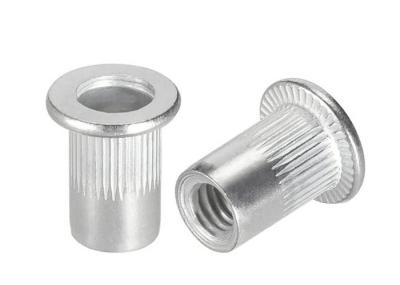 M14 M16 Passivate Plain SS304  Knurled Flat Head Rivet Nut