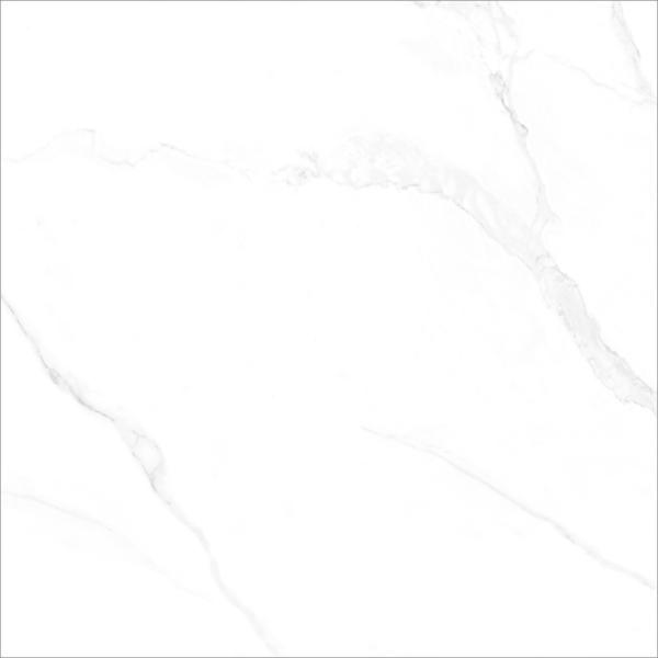 Cararra, carreaux blancs de porcelaine glacée et polie, carreaux de sol en marbre de 600x600 mm