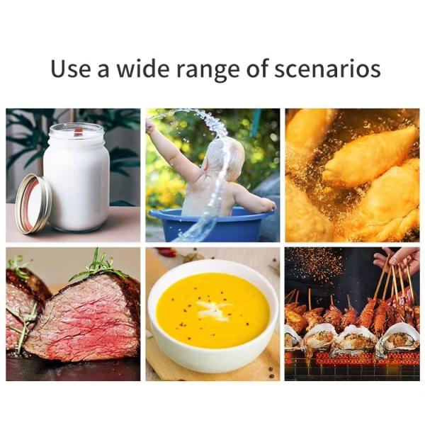 DTH-126 -50 To 300℃ Instant Read Meat Thermometer For Cooking Digital LCD Screen Food Thermometer