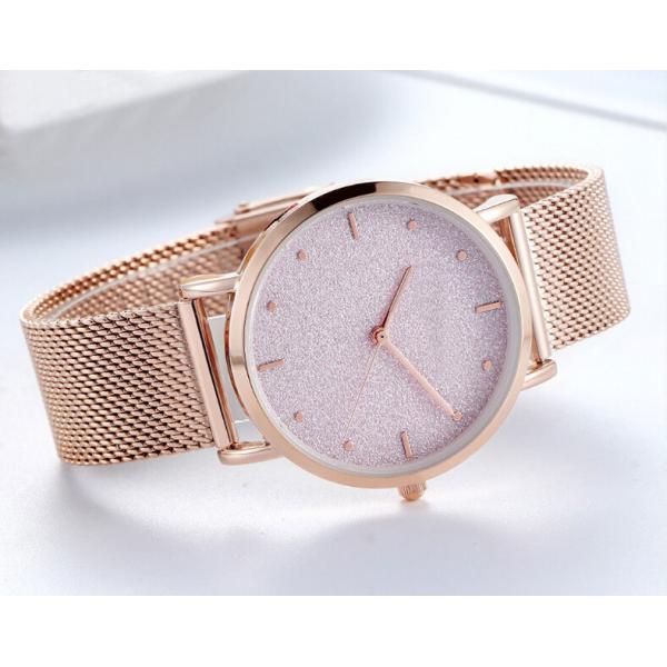 Sky Star Dial Modern Ladies Watches , Women'S Quartz Stainless Steel Casual Watch