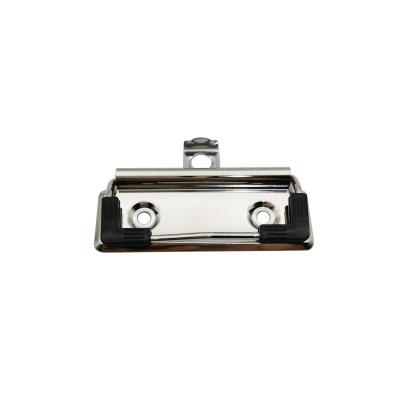 Rectangular Clipboard Clips Metal Notepad Clips 70*30mm With Corner Guards And Ear Hangers