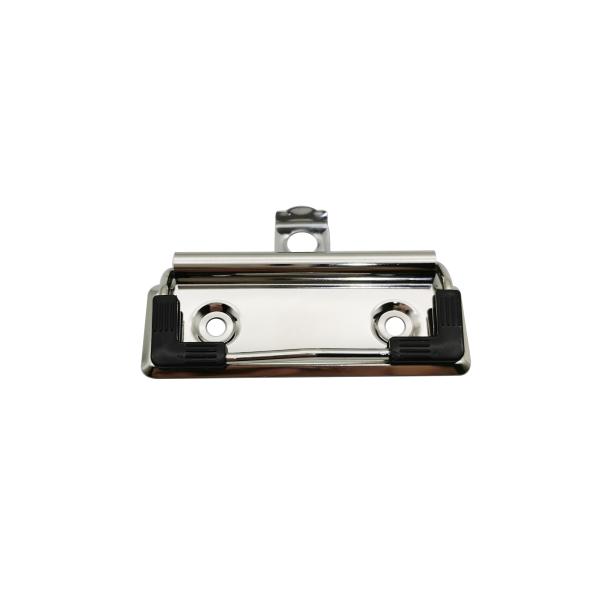 Rectangular Clipboard Clips Metal Notepad Clips 70*30mm With Corner Guards And Ear Hangers