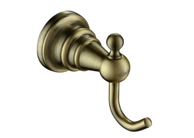 Single Robe Hook Acessório de banheiro Brass Bright Metallic Look