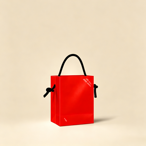 Handheld Rigid Paper Gift Box with Knotted Rope Handle for Luxury Packaging