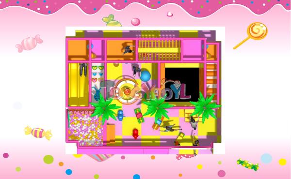 Equipement de jeu à thème interactif pour enfants