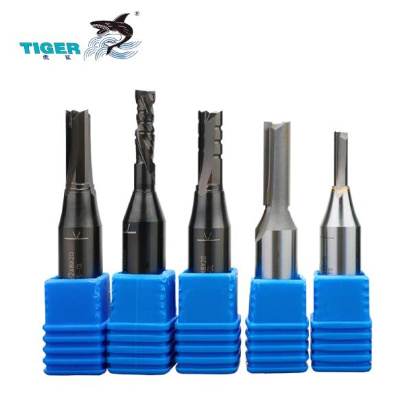 Wood MDF Tiger Router Bit  12.7mm Twin Flutes Carving Bits For Router