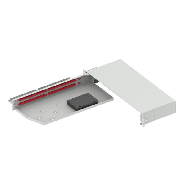19-Inch FC UPC Swing Optic Fiber Patchpanel Sub-ODF for Network Fiber Optic Splitter