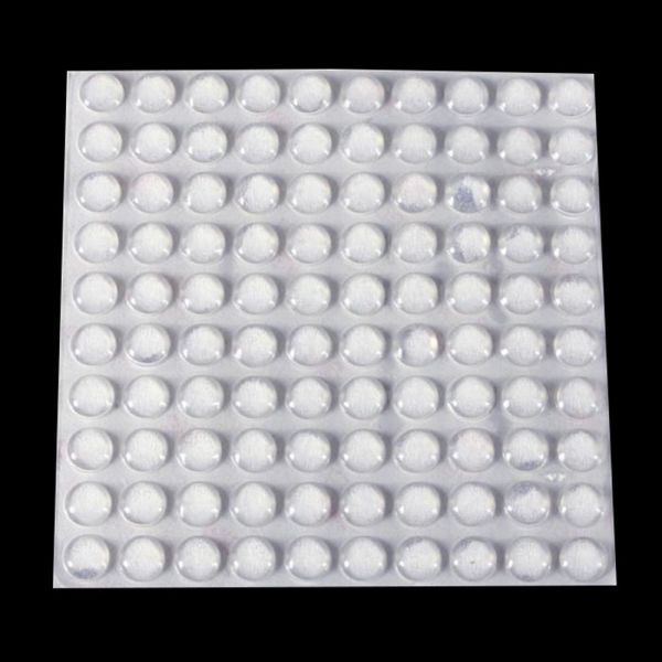 Self-Adhesive Anti-Bump Buffer Non-Slip Transparent Silicone Rubber Foot Pad Molding Grade