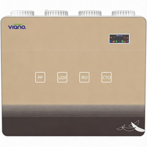 Tempered Glass RO Water Purifier Cabinet With Top Mounted Filter 220V