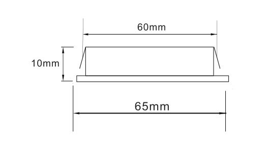 Круговой шкаф СИД мебели освещая врезанный тип с материалом алюминия авиации