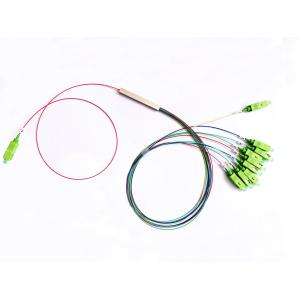 Соединитель SC APC Splitter PLC Splitter G657A1 1x9 FTTR стального волокна ВОРСИНЫ трубки оптически