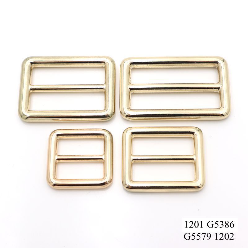 Triangle Metal Slide Adjuster Bag Hardware Shoulder Strap Slider Buckle Custom Zinc Alloy Triangular Ring for Handbag Strap