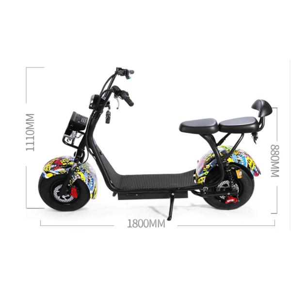 1500W Motor Citycoco Electric Scooter Customized Color Max. Speed 61-80km/h for Adults
