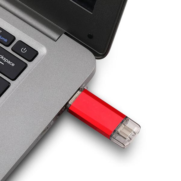 2,0 3,0 логотип печати андроида 256GB 512GB 30MB/S Otg ручки Usb металла