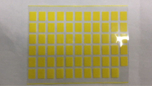 Certified Single Sided Die Cut Adhesive Tape with Yellow And Blue Sticker Release Paper For PCBA