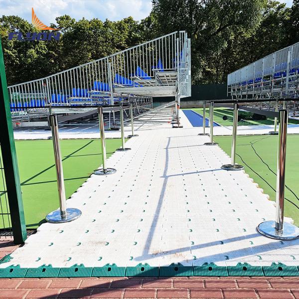 耐久性 軽量 持ち運び可能なイベント用床 草地保護 臨時用床