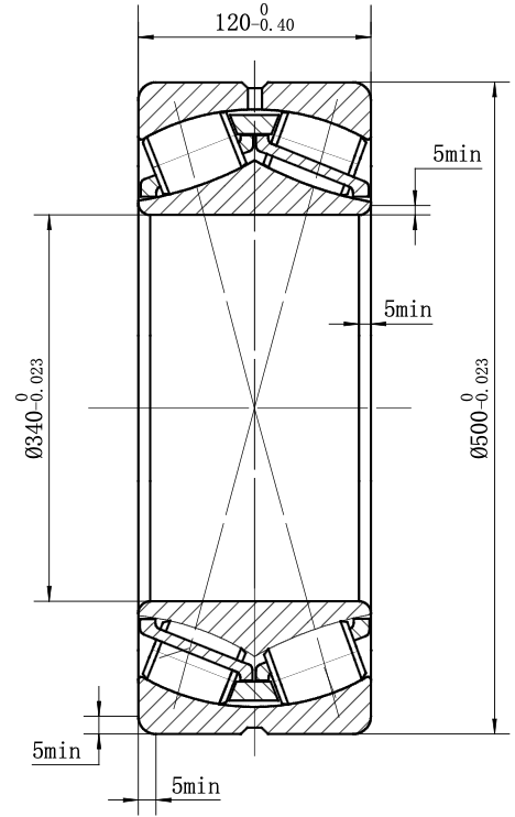 MEGE 2668 (3768) P5 Spherical Roller Bearing