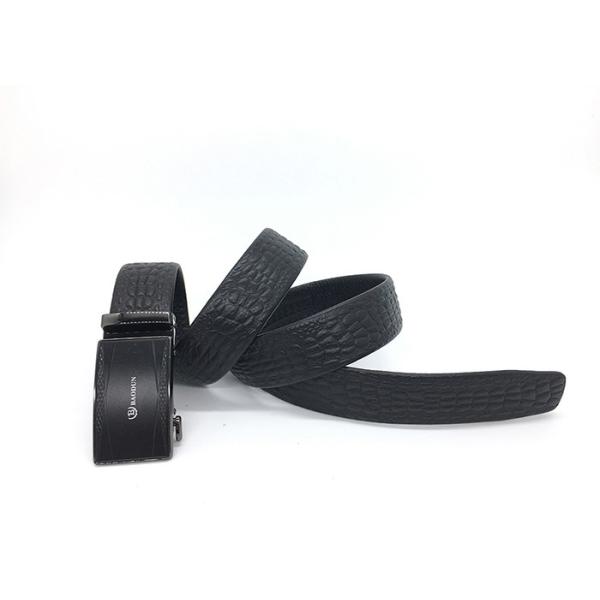 Пояс пряжки равномерных людей кожи 140КМ Кроко автоматический