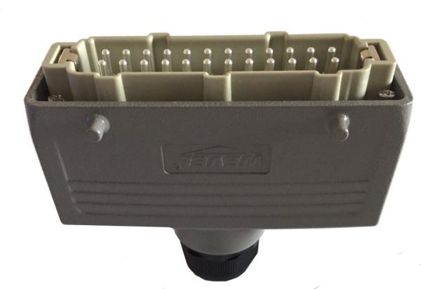 24Pin Hot Runner Connector Hood 4lever Top entryH24B-TO-4B-PG21  |Hot Runner Components manufacturer