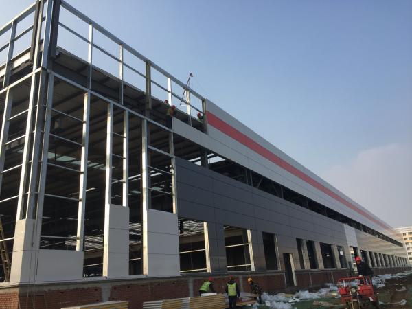 Q355B Structural Steel Frame for Industrial Warehouse Buildings