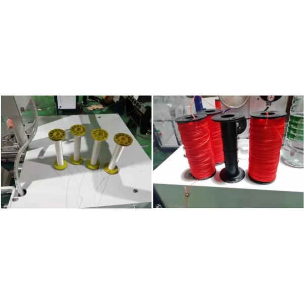 Машина замотки пряжи шить потока 2 катушк голов