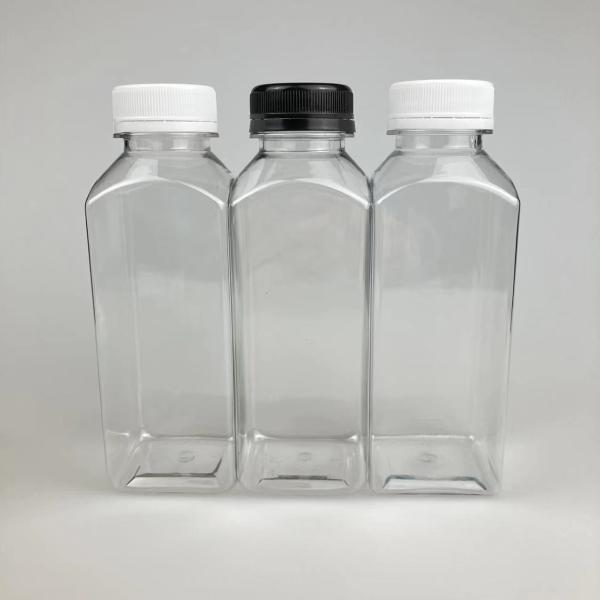 Customized Empty Plastic Juice Bottles 250ml 2oz