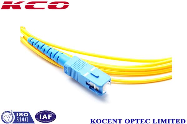 PVC LSZH Fiber Optic Cable Patch Cord SM SX SC UPC 2.0mm 3.0mm 1.8mm