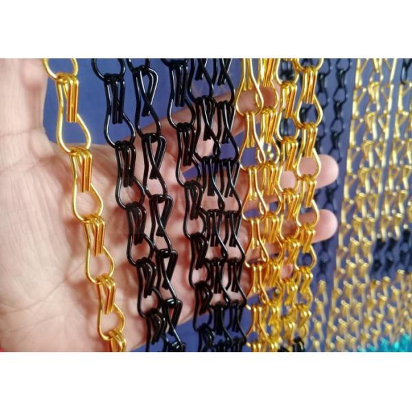 Анодированные алюминиевые занавесы звена цепи металла используемые как заволакив