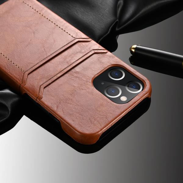 PU Leather Card Pocket Phone Case , Retro Phone Cover Eco Friendly  For Iphone