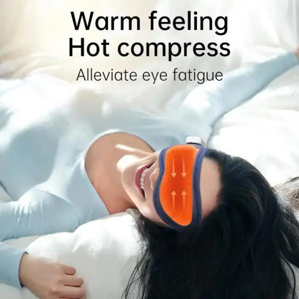 Warm and Cold Compress Electric Eye Mask Massager for Eye Strain Relief