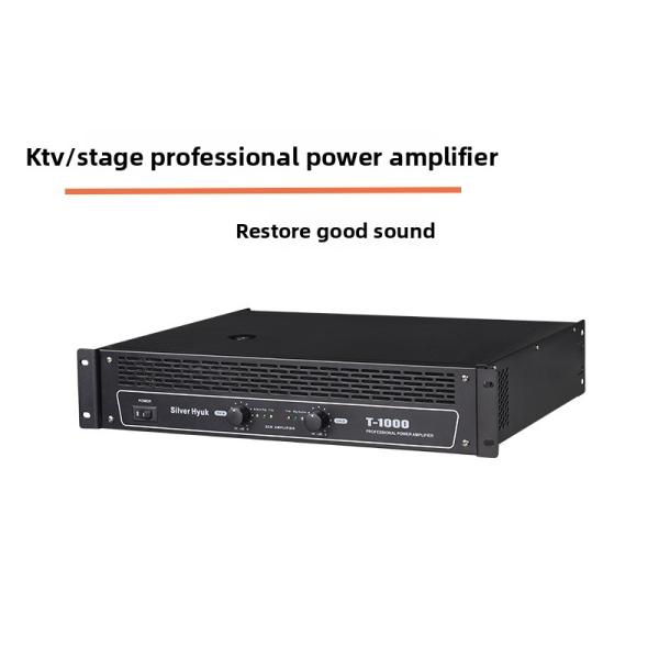T-1200 T-1000 T-800 T-600 2*600W Amplificateur professionnel KTV AV à haute puissance