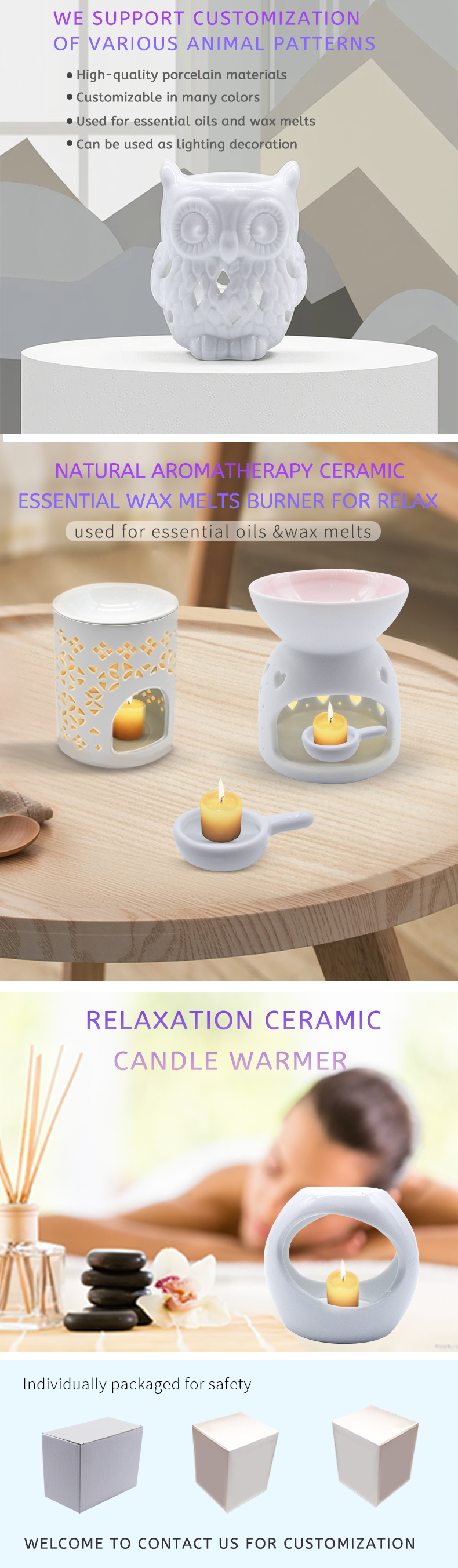 Personalised Ceramic Essential Oil Diffusers for Indoor Relaxation