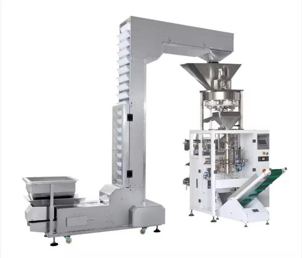 10-1000g Máquina automática de embalagem de alimentos Sal granular Açúcar doces pequenos