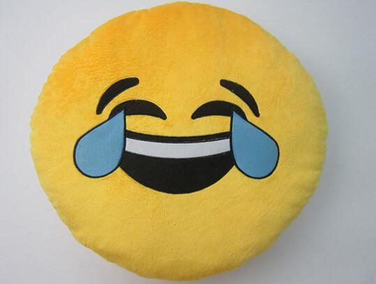 22 styles Emoji Emoticon Yellow and Round Stuffed Cushions And Pillows For Home Decoration