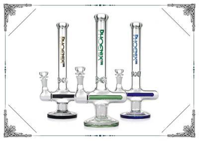 Cross Style Bong With Inline Pecolator Glass Smoking Water Pipe Bongs Heady Glass Hookah