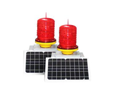 Low Intensity Solar Powered Aircraft Warning Lights 360 Degree Beam Angle